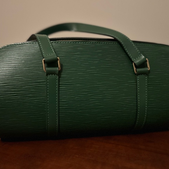 SOUFFLOT VINTAGE LEATHER HANDBAG - Picture 1 of 5